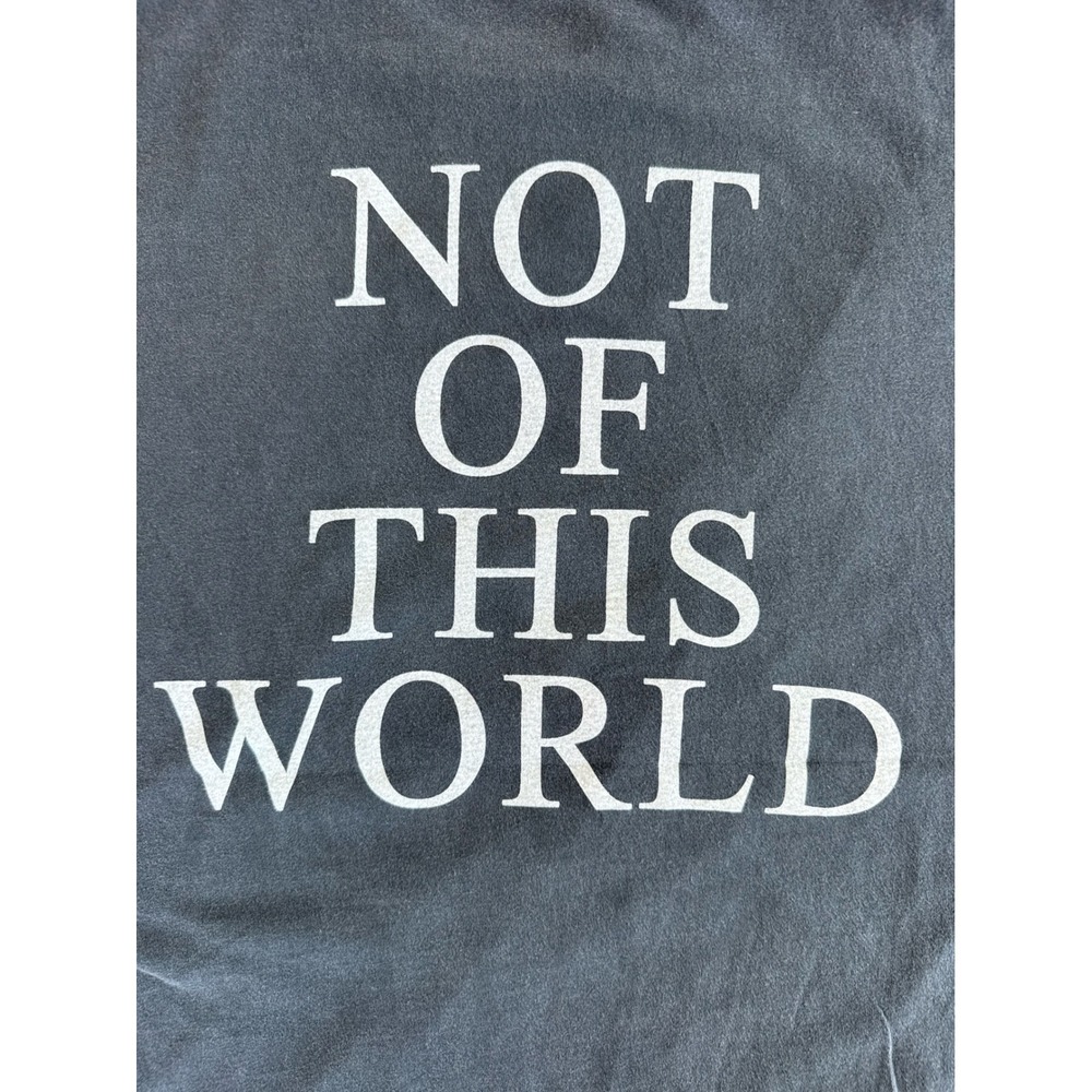 Vintage Dennis Rodman Not Of This World Graphic T-Shirt Mens Size Large REPRINT - Picture 8 of 8